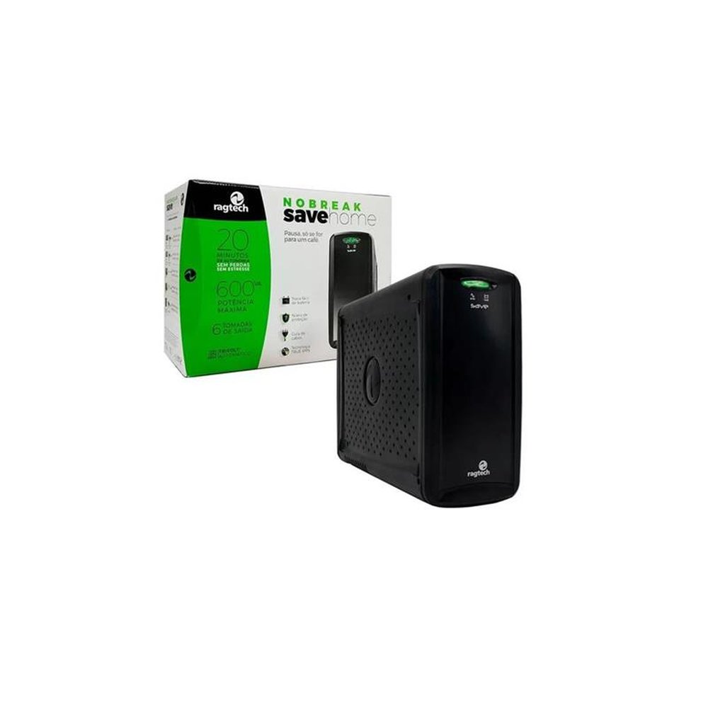 Nobreak Ragtech 600Va Save Home Bivolt 115V
