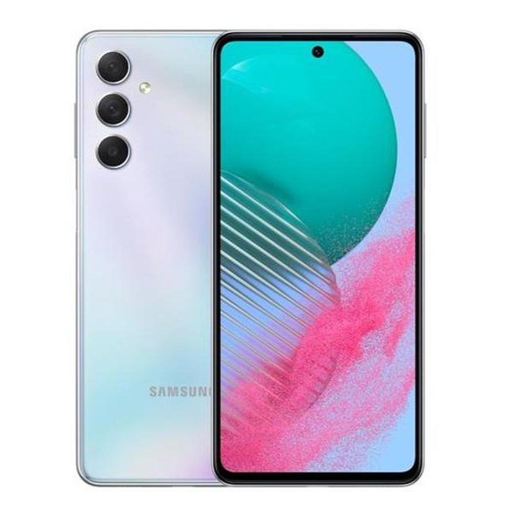 Smartphone Samsung Galaxy M54 256GB 5G 8GB RAM Tela Infinita de 6.7" Dual Chip - Prata