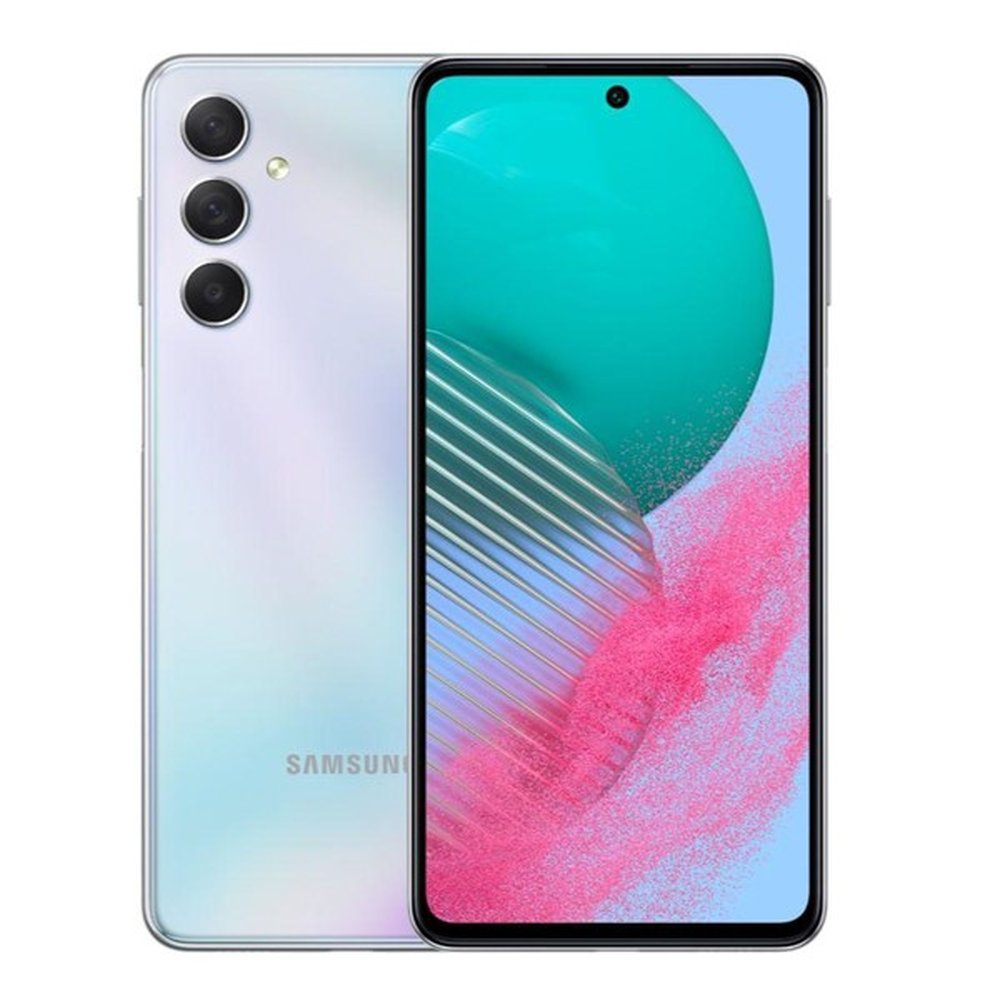Smartphone Samsung Galaxy M54 5G 128gb Tela Infinita 6.7" Dual Chip 8gb Ram - Prata