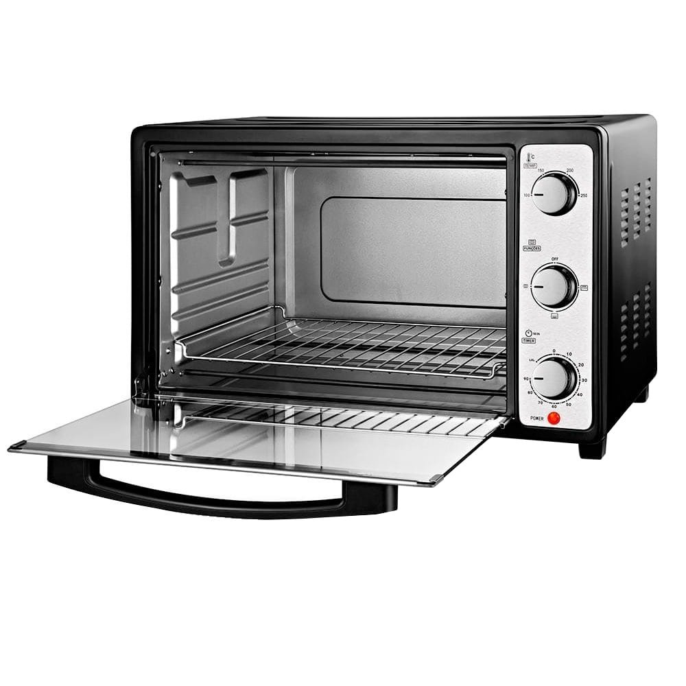 Forno Elétrico de Bancada Mondial 52 Litros FR-52 Grand Family II 1800W Preto/Inox 220V