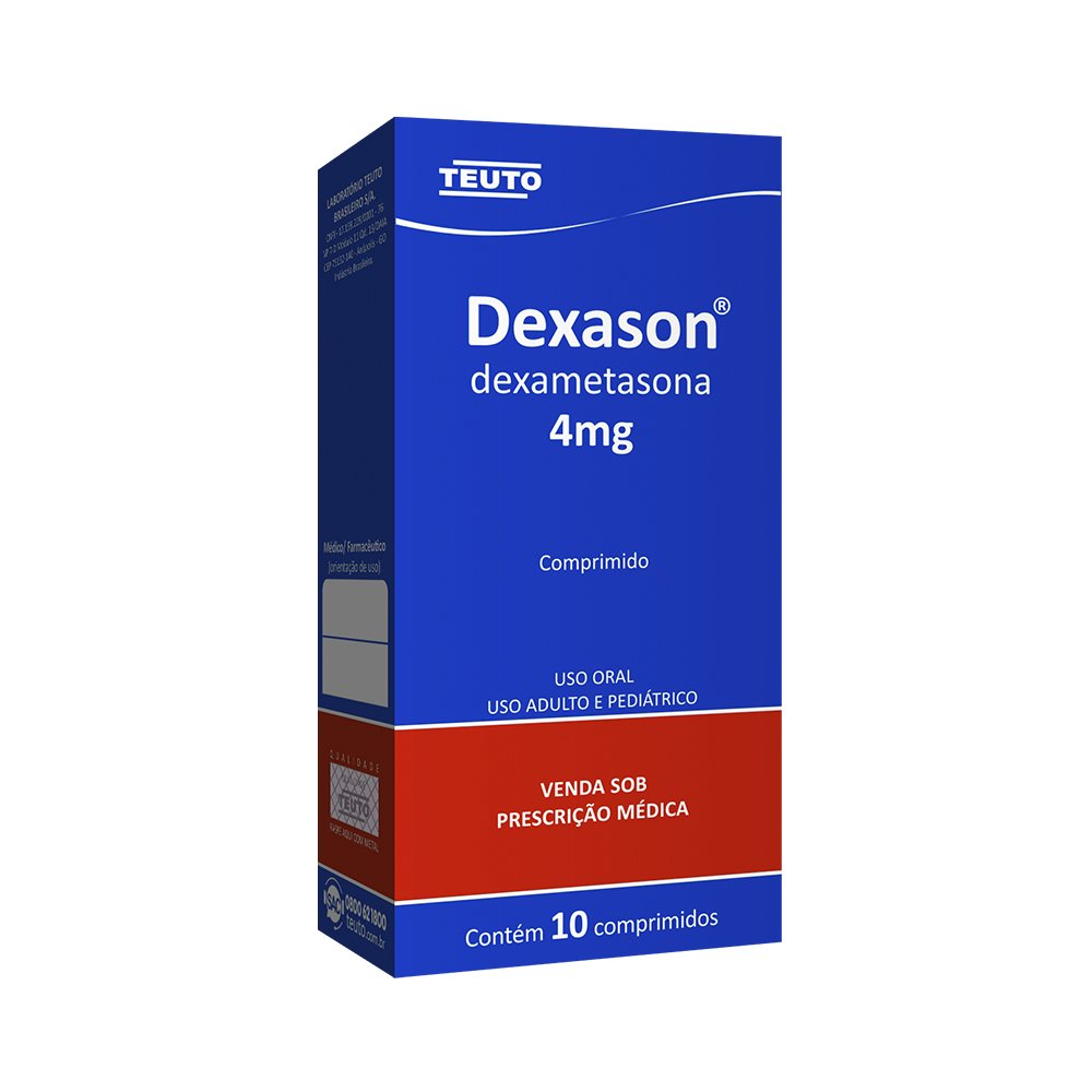 Dexason 4Mg Com 10 Comprimido - TEUTO | Martins Atacado