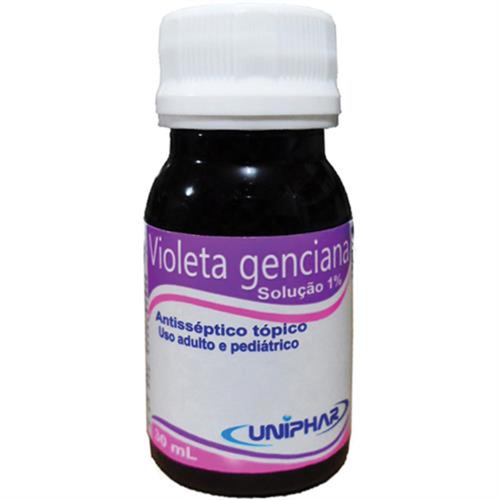 Violeta Genciana Solução 30Ml -12X1- - UNIPHAR