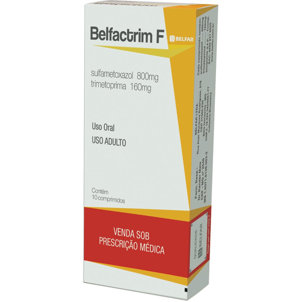 Belfactrim F 800-160Mg Com 10 Comprimido - BELFAR