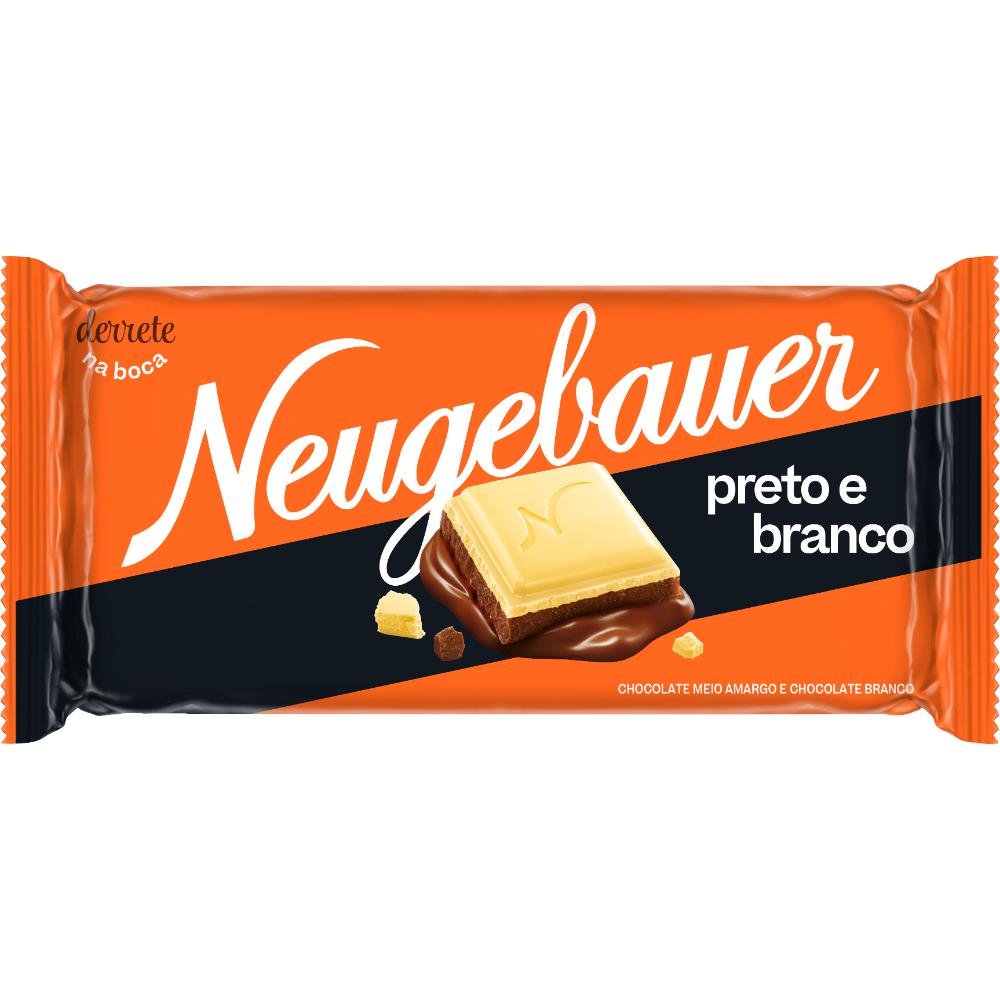 Chocolate Neugebauer Meio Amargo E Branco 65G