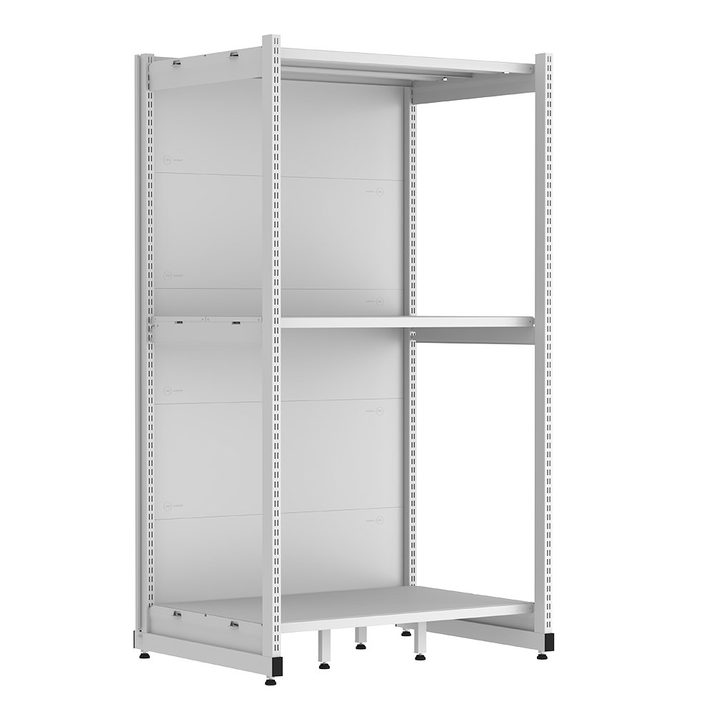 Rack Amapá Fit 60 Inicial 1,70x0,90x0,60 com 3 Bandejas Branco