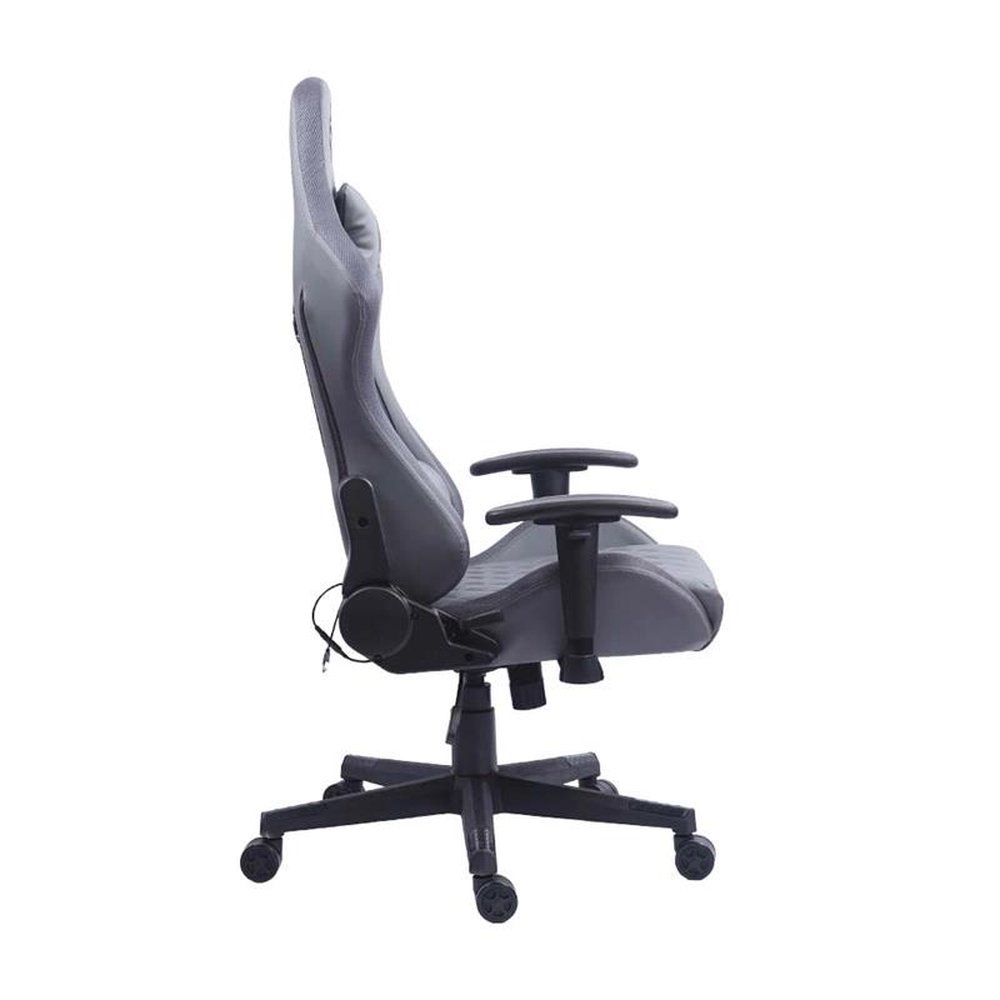 Cadeira Gamer Fox Racer RGB Cinza com Iluminação Led