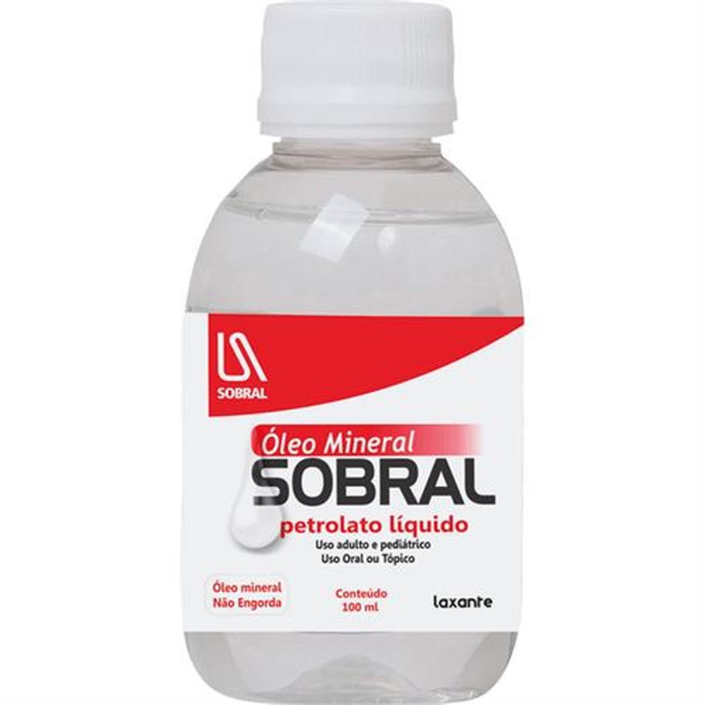 Oleo Mineral Frasco 100Ml - SOBRAL