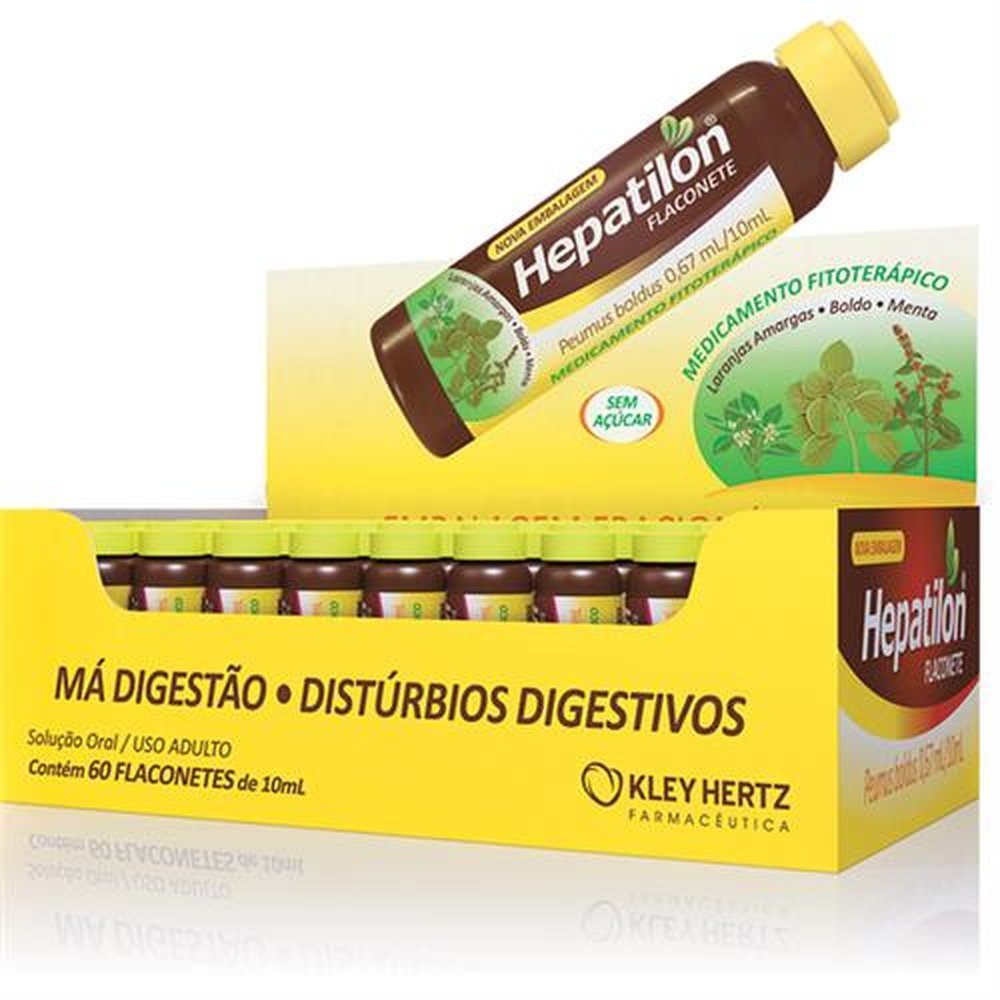 Hepatilon 10Ml Com 60 Flaconetes - HERTZ