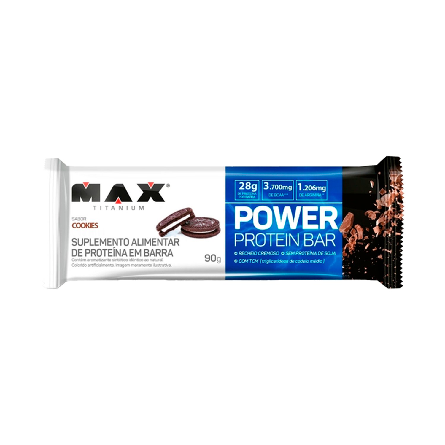 Power Protein Bar 90g Cookies Display 8x90g