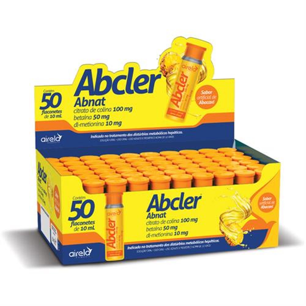 Abcler 10Ml Solução Oral Com 50 Flaconetes - AIRELA