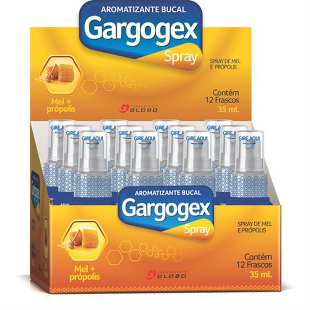 Gargogex Spray Mel-Prop 35Ml Com 12 Unidades - GLOBO