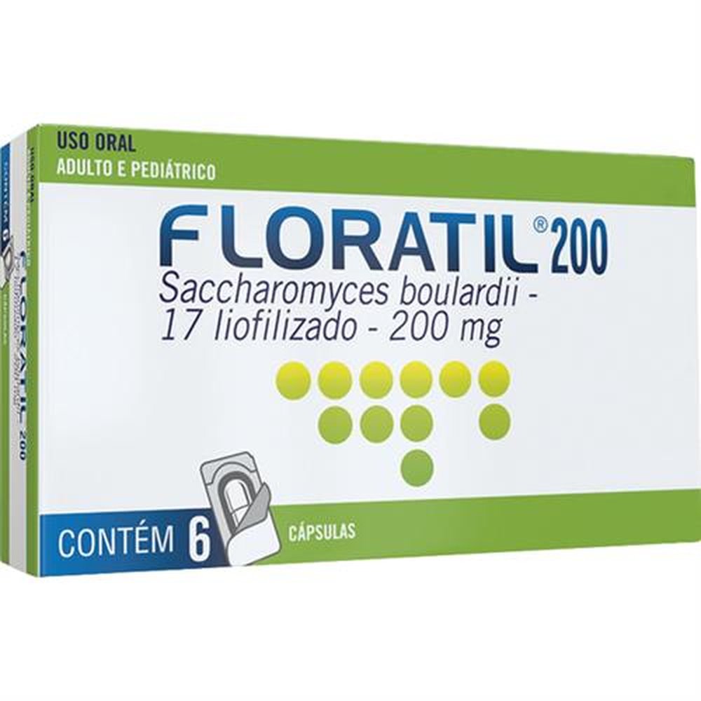 Floratil 200Mg Com 06 Capsula - MERCK