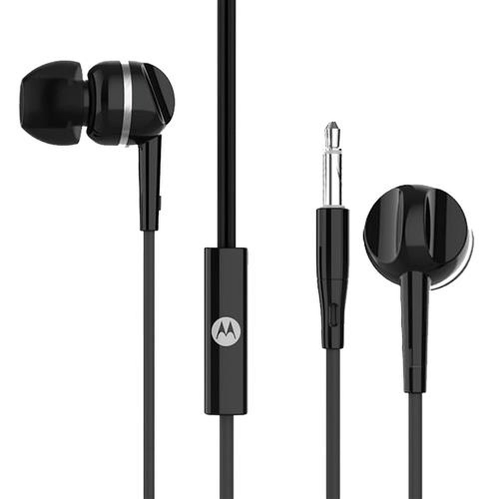 Fone com fio basic p2 Motorola EARBUDS 105 PRETO
