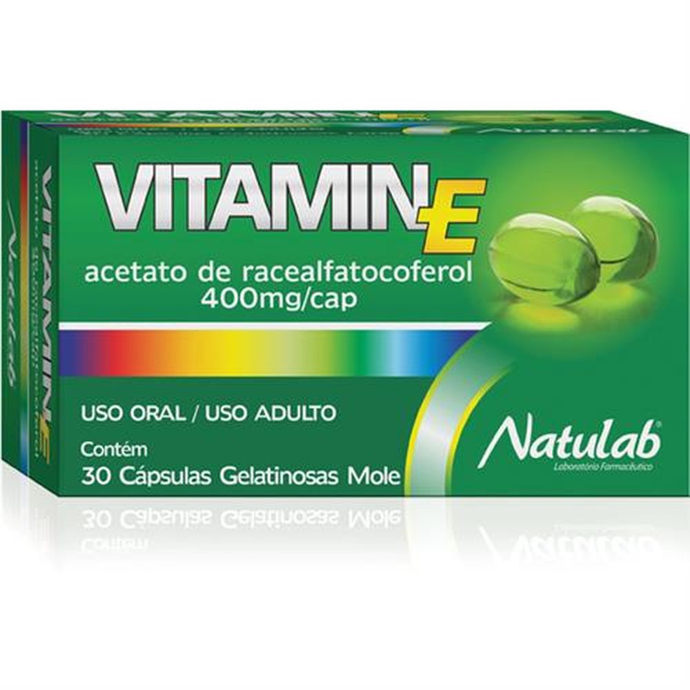Vitamin E 400Mg Frasco X 30Capsula - NATULAB | Martins Atacado