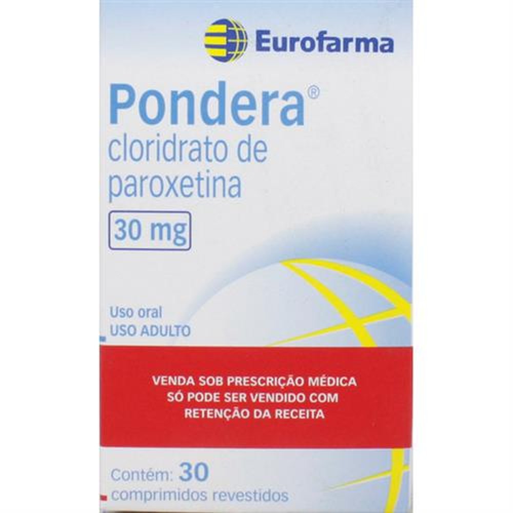 Pondera 30Mg Com 30 Comprimido - EUROFARMA