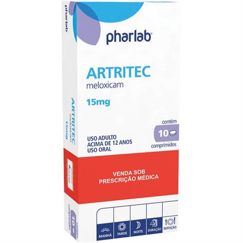 Artritec 15Mg Com 10 Comprimido - PHARLAB