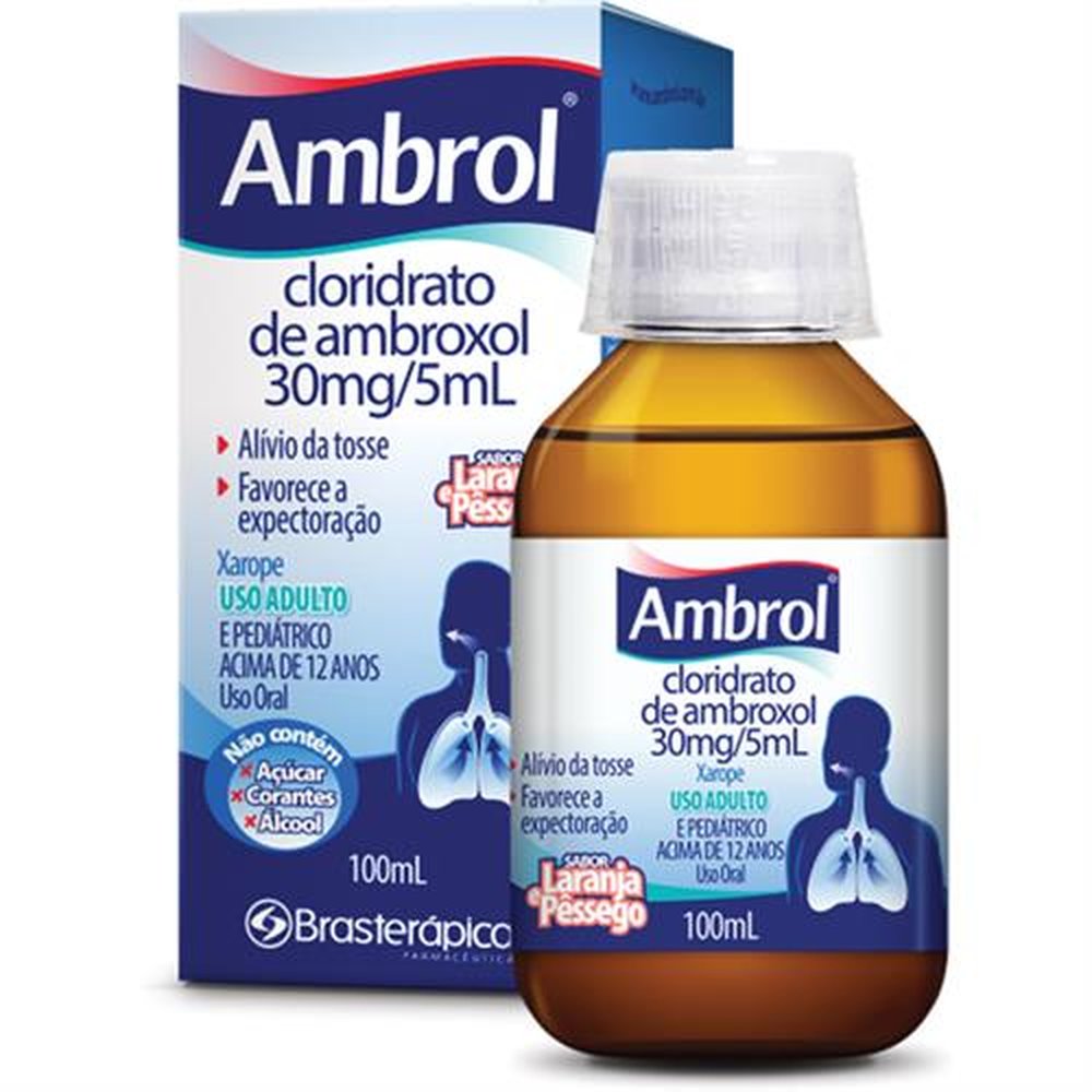 Ambrol 30Mg-5Ml Adulto Xarope Frasco 100Ml - BRASTERAPICA
