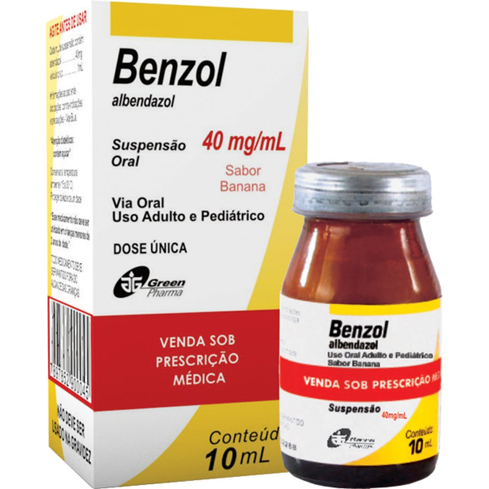 Benzol Suspensao Oral 10Ml - GREENPHARMA | Martins Atacado