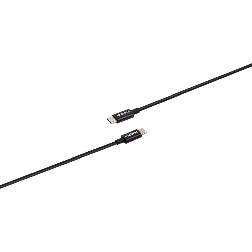 Cabo USB-C + USB-C 1,2m Intelbras PVC Preto