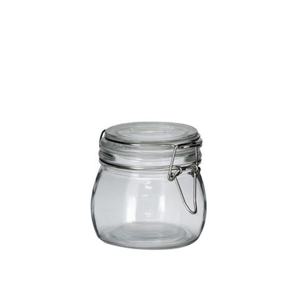 Pote Vidro 500mL Fechamento Hermético Incolor Tuut