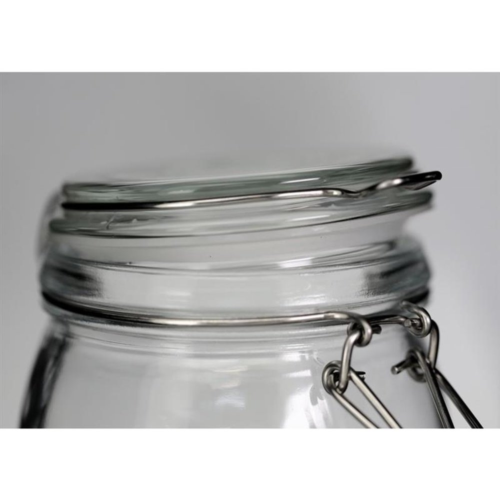 Pote Vidro 500mL Fechamento Hermético Incolor Tuut