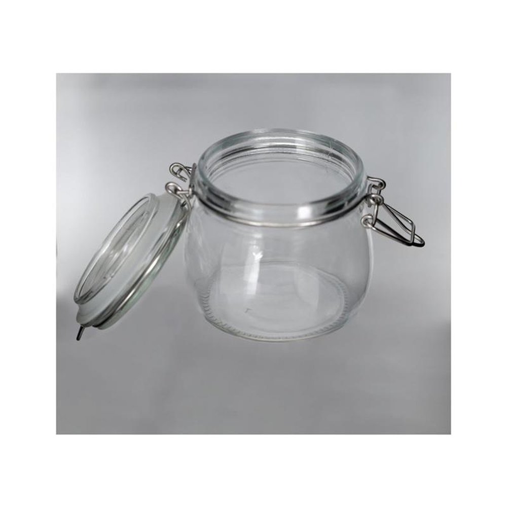 Pote Vidro 500mL Fechamento Hermético Incolor Tuut