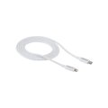 Cabo USB-C + Lightning 1,2m Intelbras PVC Branco