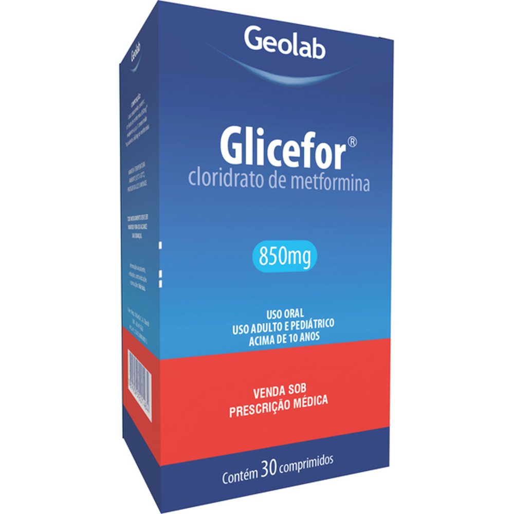 GLICEFOR 850 MG 30 CPR