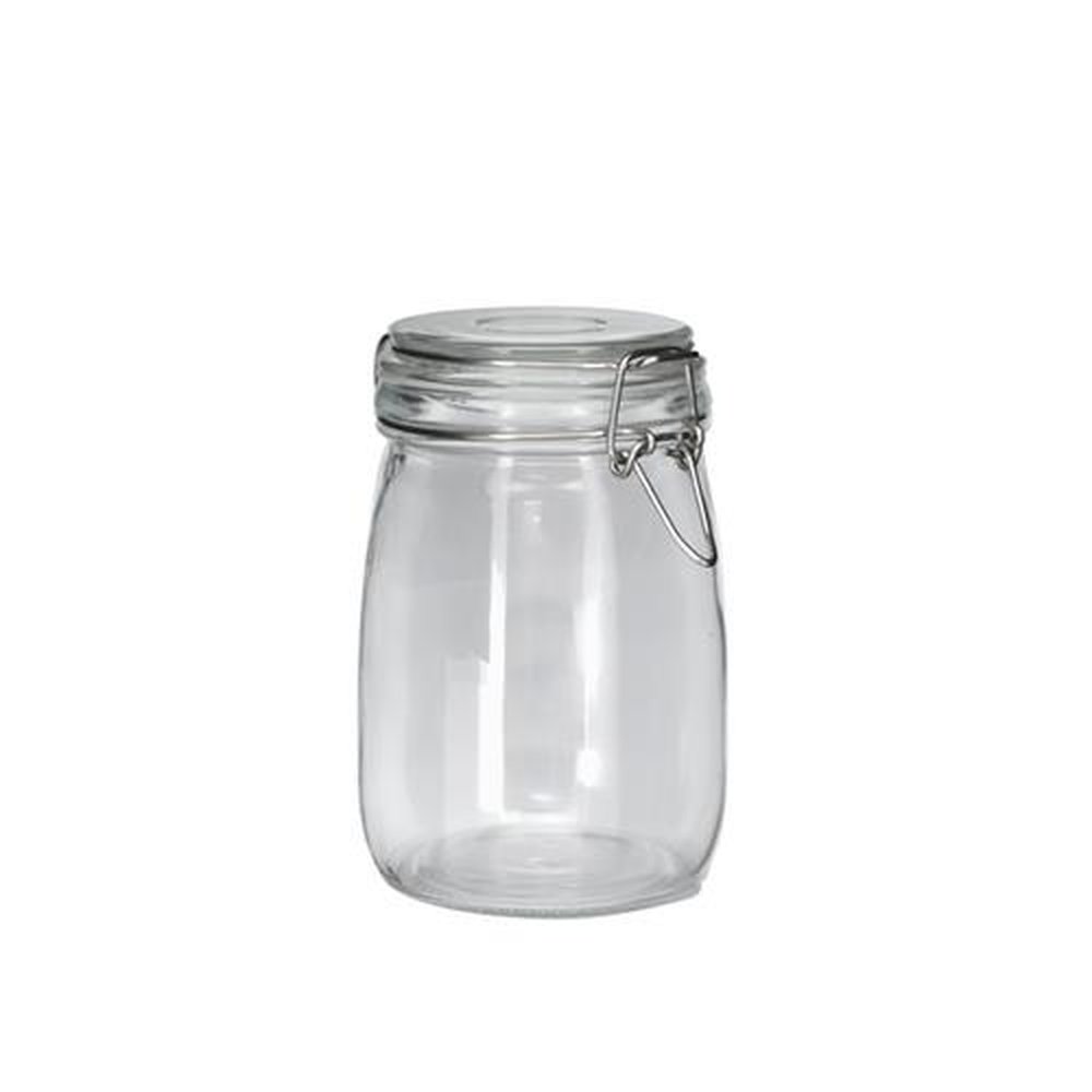 Pote Vidro 1,0L Fechamento Hermético Incolor Tuut