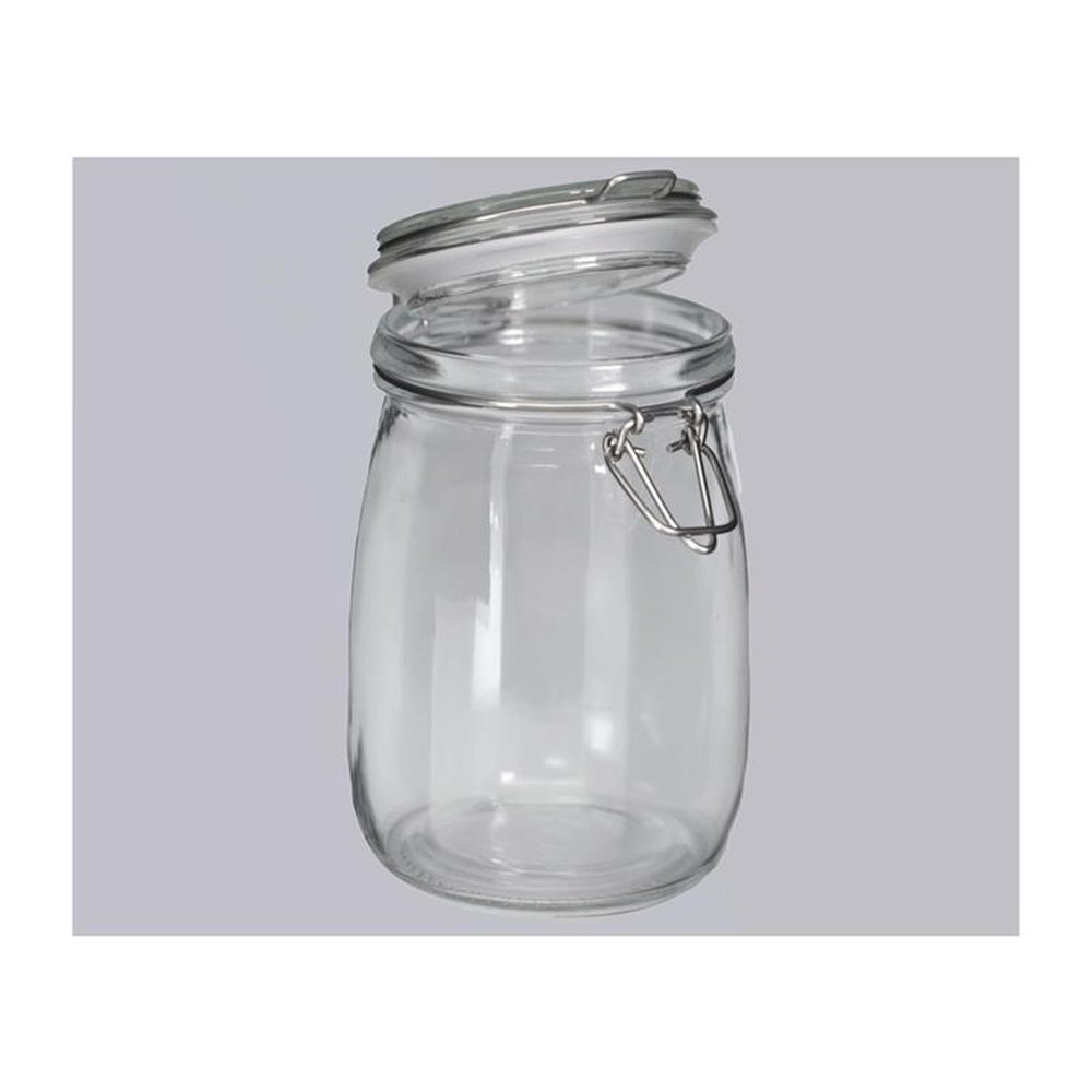 Pote Vidro 1,0L Fechamento Hermético Incolor Tuut