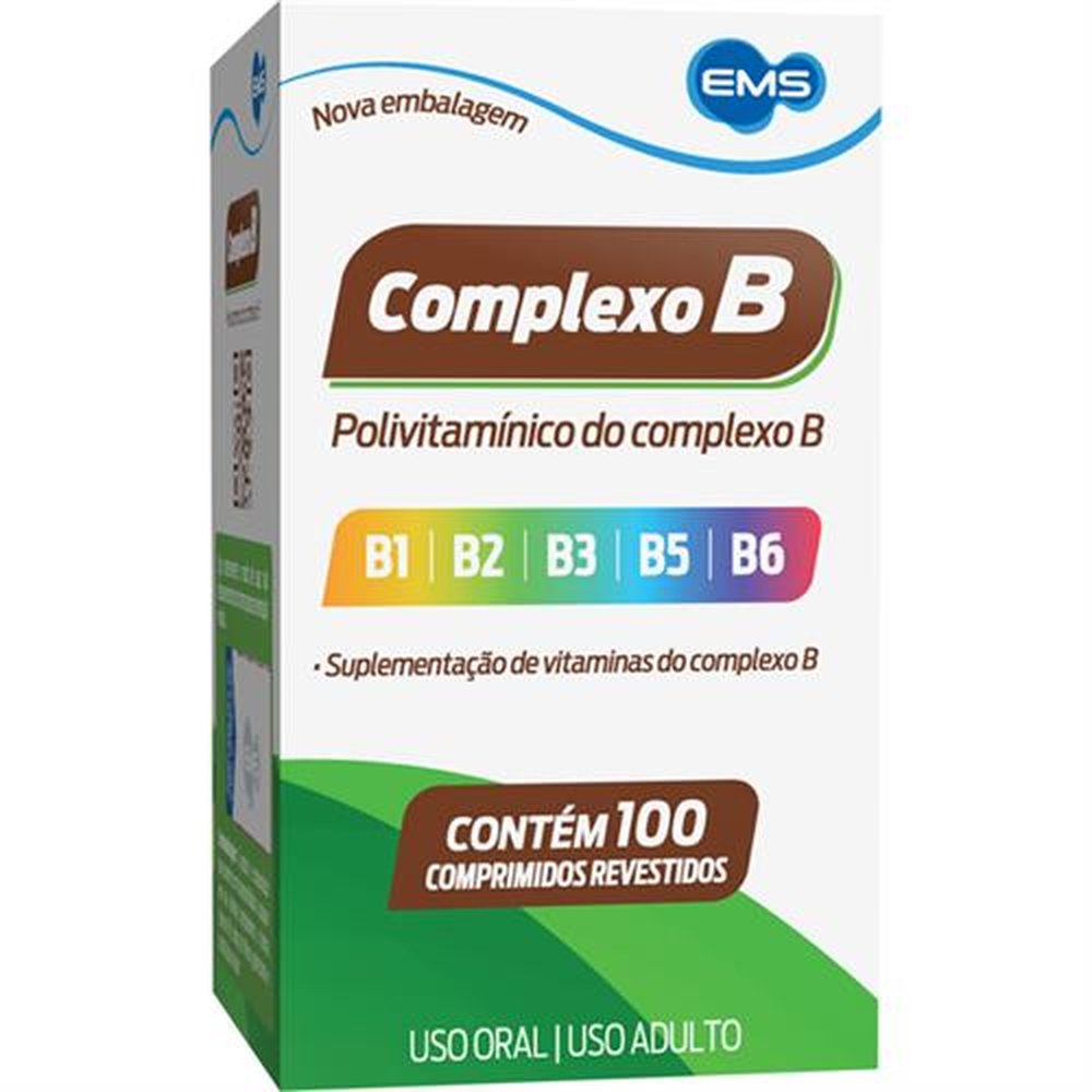 Complexo B Com 100 Comprimido - EMS