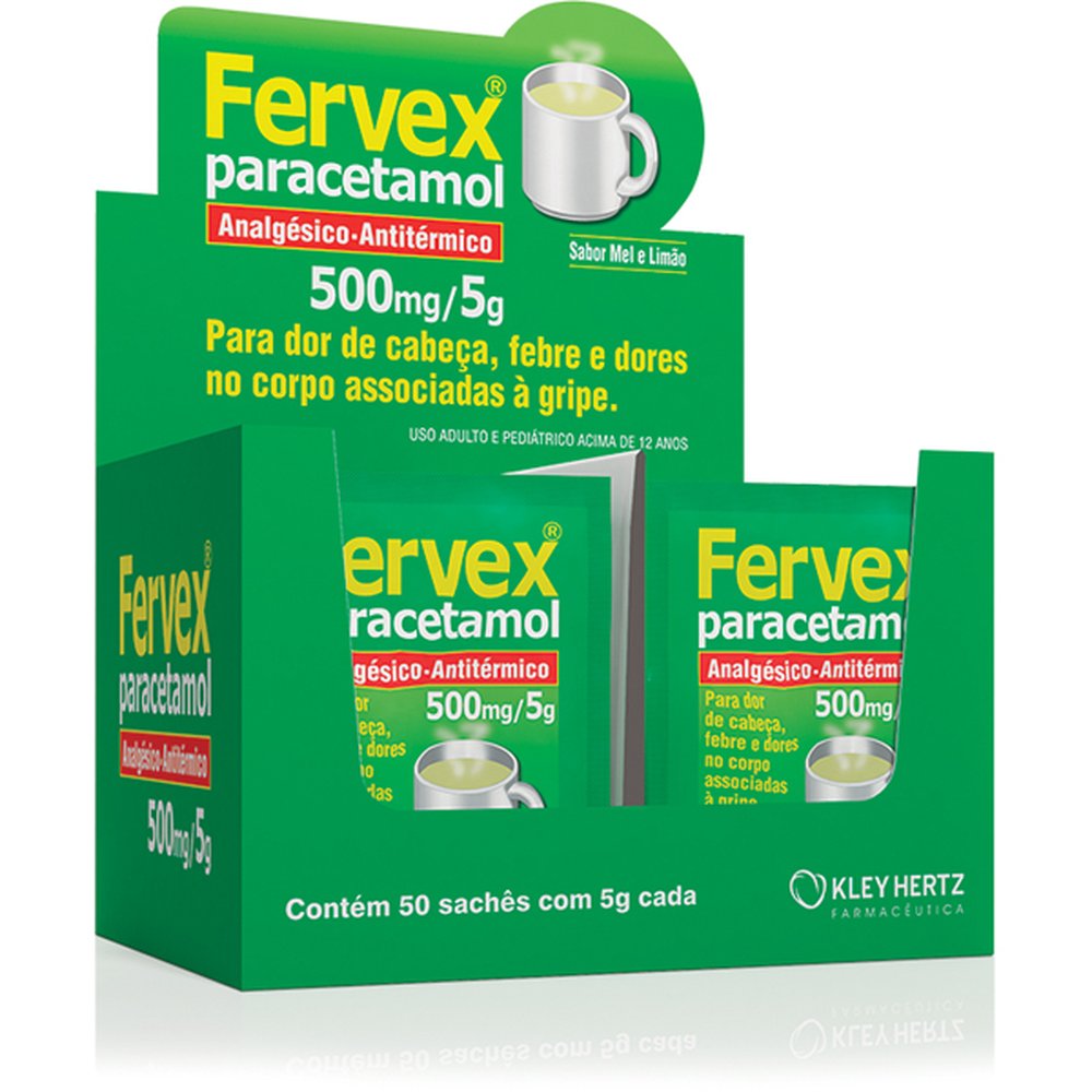 Fervex 500Mg Po 5 Gramas Com 50 Envelope - HERTZ