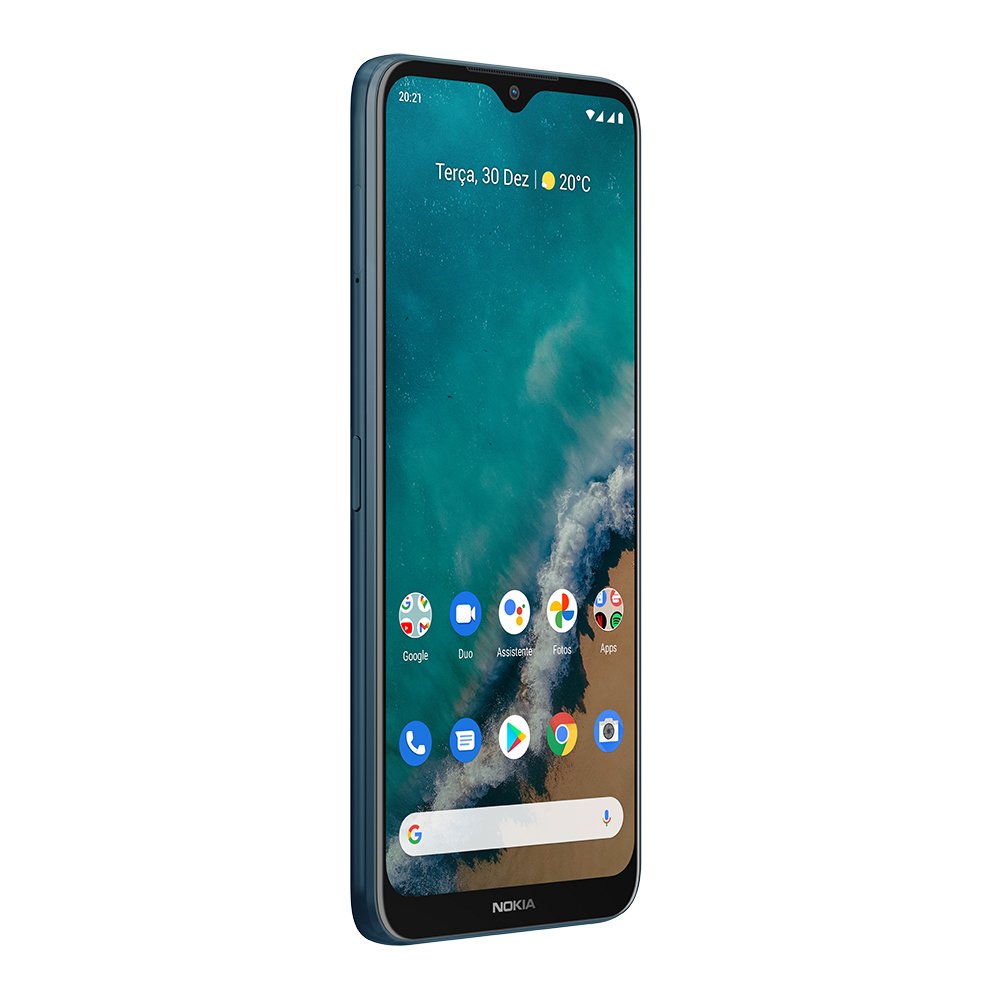 Celular Smartphone Nokia G50 5G 128GB 4GB RAM Tela 6,82 Pol. Câmera Tripla com IA Lentes Ultra-Wide Azul - NK046