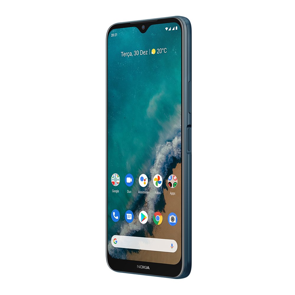 Celular Smartphone Nokia G50 5G 128GB 4GB RAM Tela 6,82 Pol. Câmera Tripla com IA Lentes Ultra-Wide Azul - NK046
