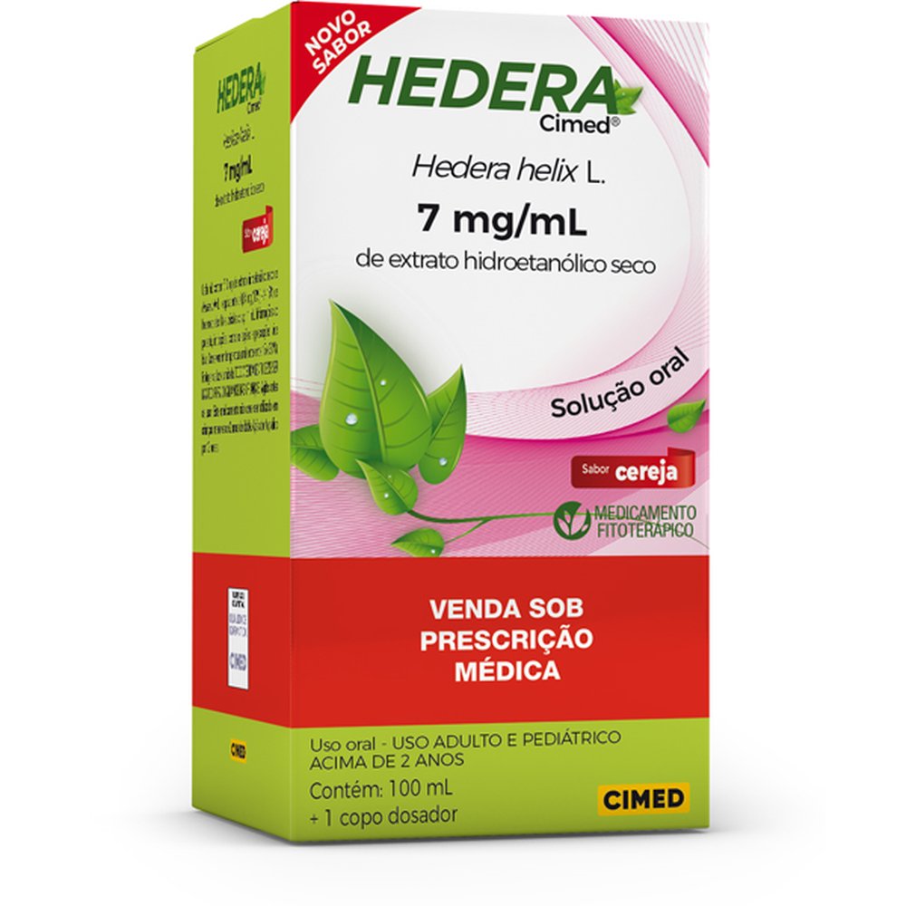 Hedera 7Mg-Ml Sabor Cereja Solução Oral Frasco 100Ml - CIMED