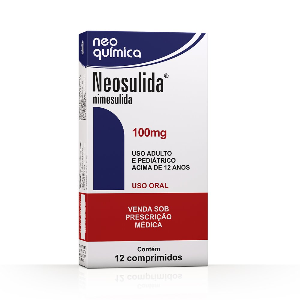 Neusida Syrup Neosulida 100Mg 12Cpr | Martins Atacado