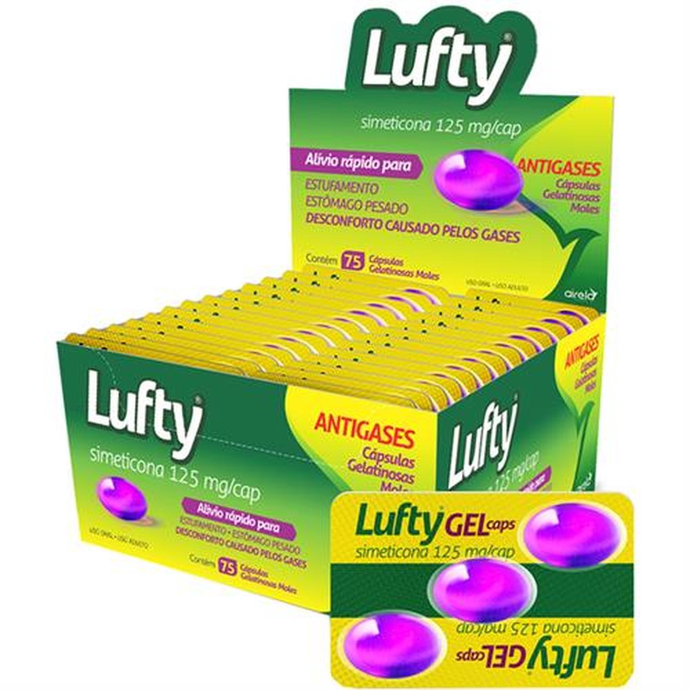 Lufty Gel 125Mg Com 75 Capsula Mole 25X3 - AIRELA | Martins Atacado