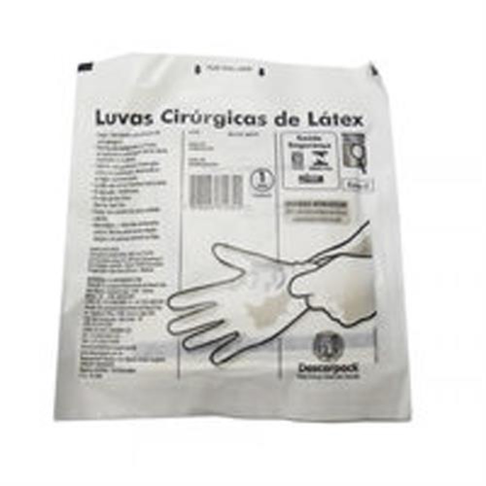 Luva Cirurgica Esteril 6-5 -Pouch Plast- - DescartavelARPACK