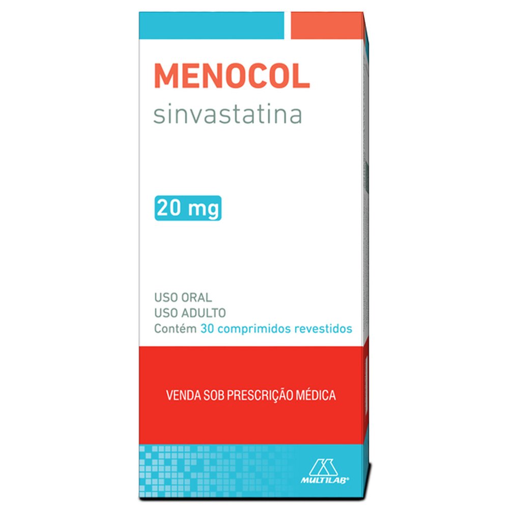 Menocol 20Mg Caixa 30 Comprimido - Multilab