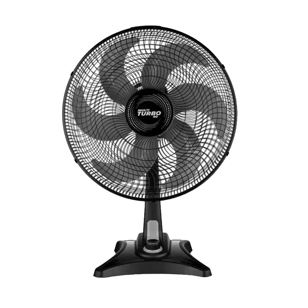 Ventilador de Mesa 40cm Multilaser Turbo 127 Preto