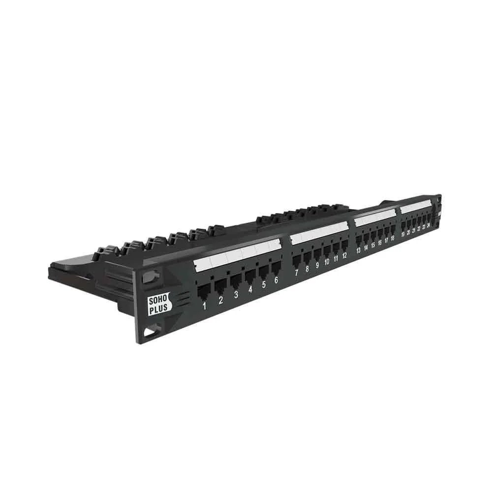 Patch Panel Sohoplus Cat6 T568a/B, 24P