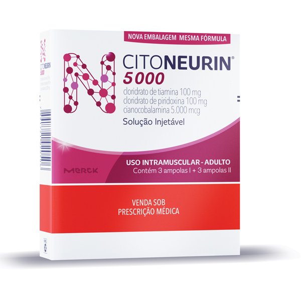 Citoneurin 100-100Mg-5000Mcg-Ml Solução Injetavel - MERCK | Martins Atacado