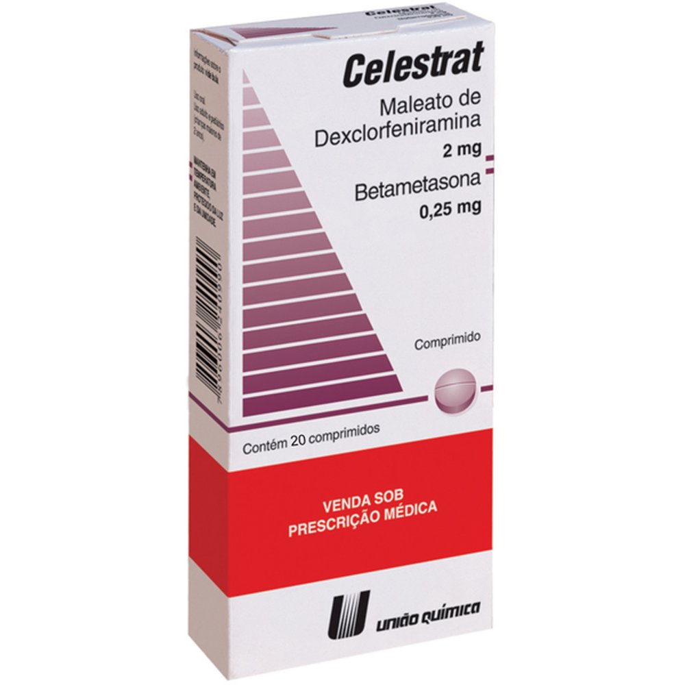 Celestrat 2-0,25Mg Com 20 Comprimido - UNIAO QUIMICA | Martins Atacado