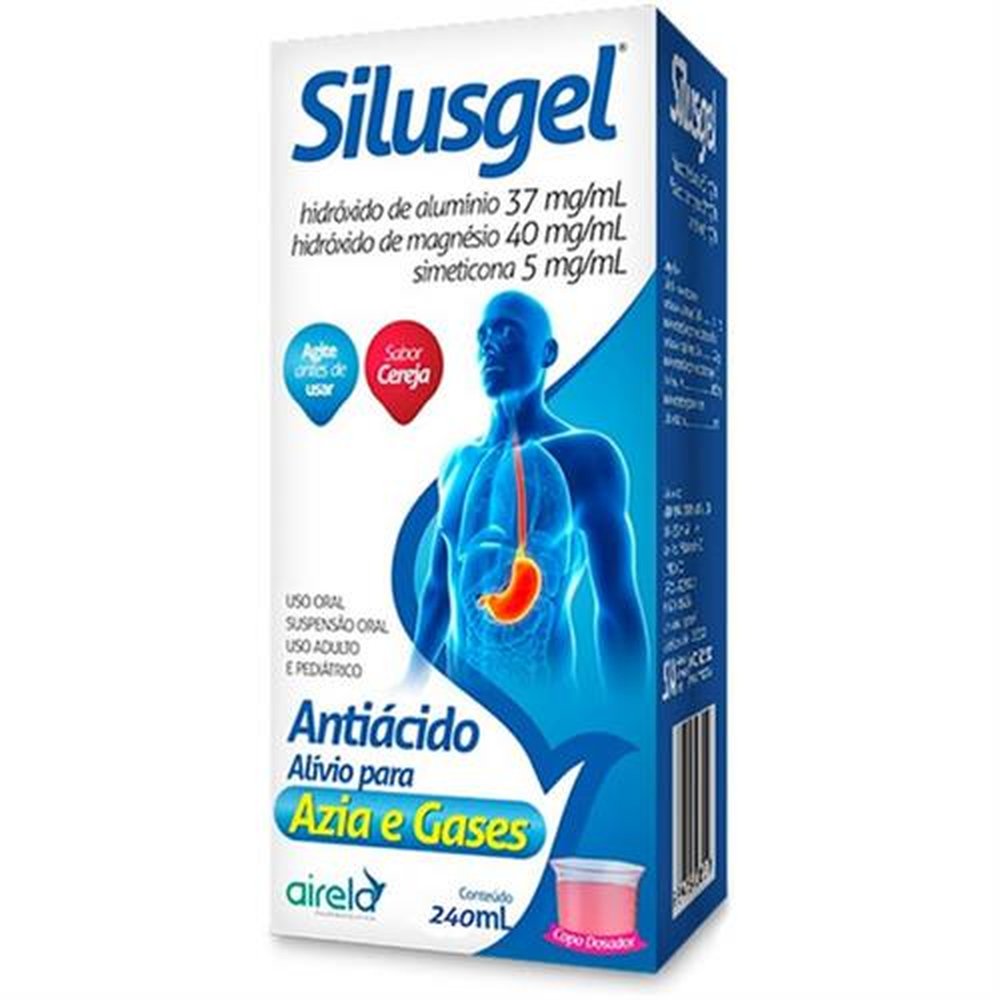 Silusgel Sabor Cereja Suspensao 240Ml - AIRELA