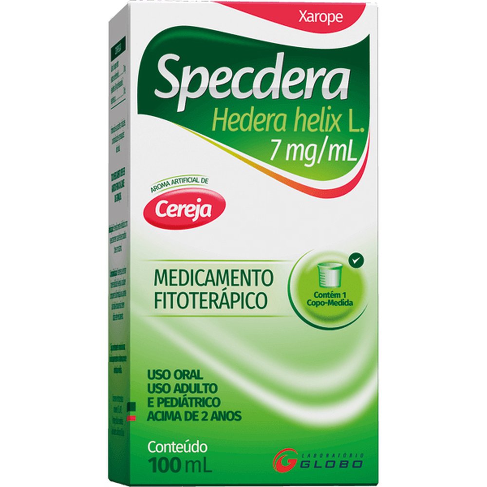 Specdera Xarope 7Mg Sabor Cereja 100Ml - GLOBO