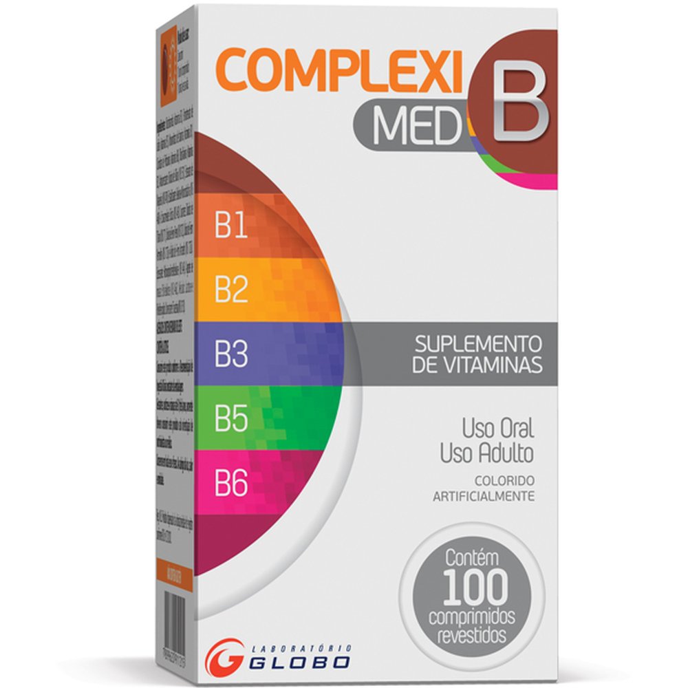 Compleximed B Com 100 Comprimido Revestido - GLOBO