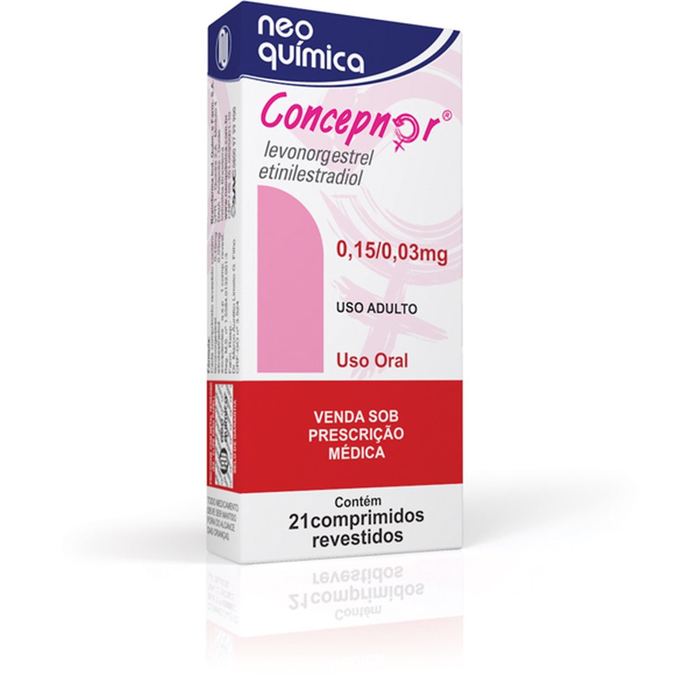 Concepnor 0,15-0,030Mg Caixa 21 Drageas - NEO QUIMICA