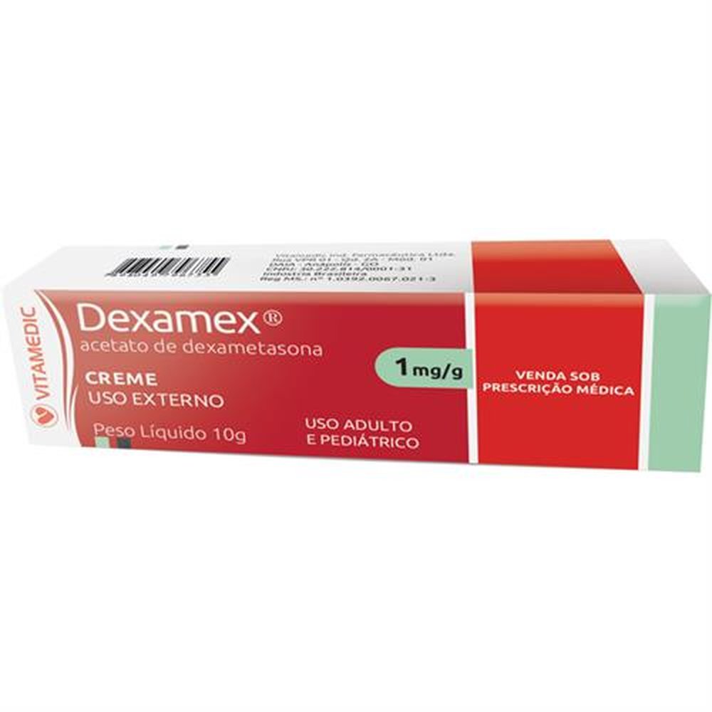 Dexamex 1,0Mg-G Creme Dermatologico Bisnaga 10 Gramas - VITAMEDIC