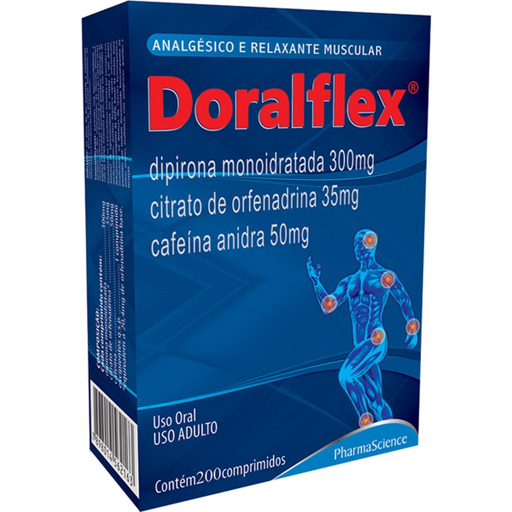 Doralflex 20X10 Com 200 Comprimido - PHARMASCIENCE