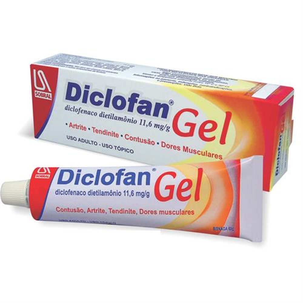 Diclofan 11,6Mg-G Gel Bisnaga 60 Gramas - SOBRAL